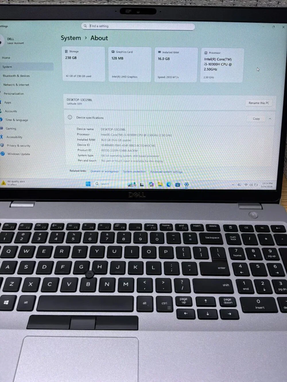 Dell Latitude 5511 15.6